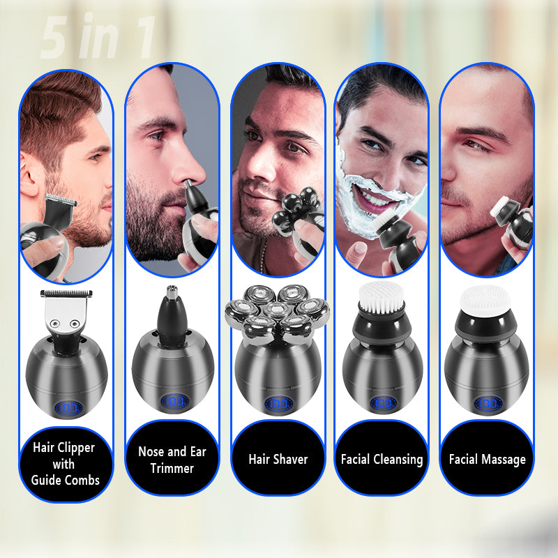 Wet Dry Electric Shaver Beard Hair Trimmer
