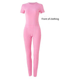 "Women's Lounge Wear Ribbed Casual 2-Piece Summer Shorts Set - Fashion Top & Elastic Leggings Outfits" - Faith Affinity