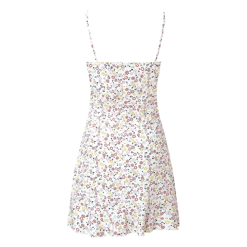 "Women’s Sexy Floral Camisole Dress - Casual Summer Skirt, Comfortable Homewear, Stylish Sleeveless Dress" - Faith Affinity