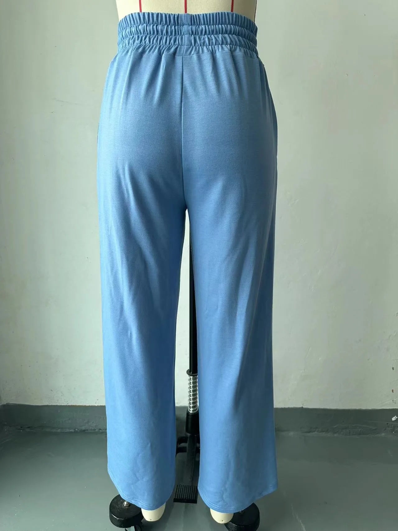 "Women's Autumn 2023 Sports Pants - Loose Fit Straight Tube Wide Leg Casual Dance Pants"