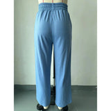 "Women's Autumn 2023 Sports Pants - Loose Fit Straight Tube Wide Leg Casual Dance Pants" - Faith Affinity