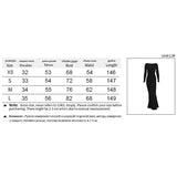 "Sexy Black Long Sleeve Bodycon Maxi Dress – Women's Summer Casual Elegant Party Outfit, Streetwear Club Fashion - Faith Affinity