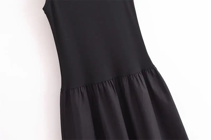 "TRAF 2024 Women's Summer Dress - Chic Slim Elegant Holiday Dress for Youth, Comfortable Street Style"