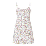 "Women’s Sexy Floral Camisole Dress - Casual Summer Skirt, Comfortable Homewear, Stylish Sleeveless Dress" - Faith Affinity