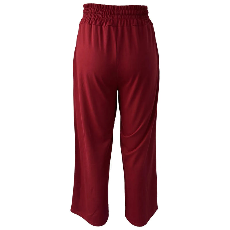 "Women's Autumn 2023 Sports Pants - Loose Fit Straight Tube Wide Leg Casual Dance Pants" - Faith Affinity