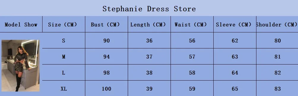 Women’s 2025 Fashion Glitter Sequin Hollow-Out Mini Dress - Elegant Round Neck Long Sleeves Short Party Dress, Chic Outfit