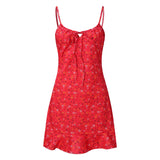 "Women’s Sexy Floral Camisole Dress - Casual Summer Skirt, Comfortable Homewear, Stylish Sleeveless Dress" - Faith Affinity