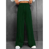 "Women's Autumn 2023 Sports Pants - Loose Fit Straight Tube Wide Leg Casual Dance Pants" - Faith Affinity