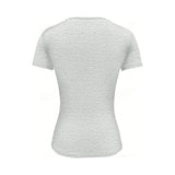 "Women's Scoop Neck Short Sleeve Crop Top - Slim Fit Summer T-Shirts, Cute Y2K Clothing 2025 Fashion" - Faith Affinity