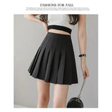 "Women's High Waist Pleated Mini Skirt - 2025 Summer Japanese School Kawaii Pink Plaid Harajuku Fashion" - Faith Affinity