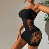 "Sexy Women’s Sleeveless Bodycon Mini Dress - Spaghetti Strap Party Clubwear, Plus Size Evening Outfit" - Faith Affinity