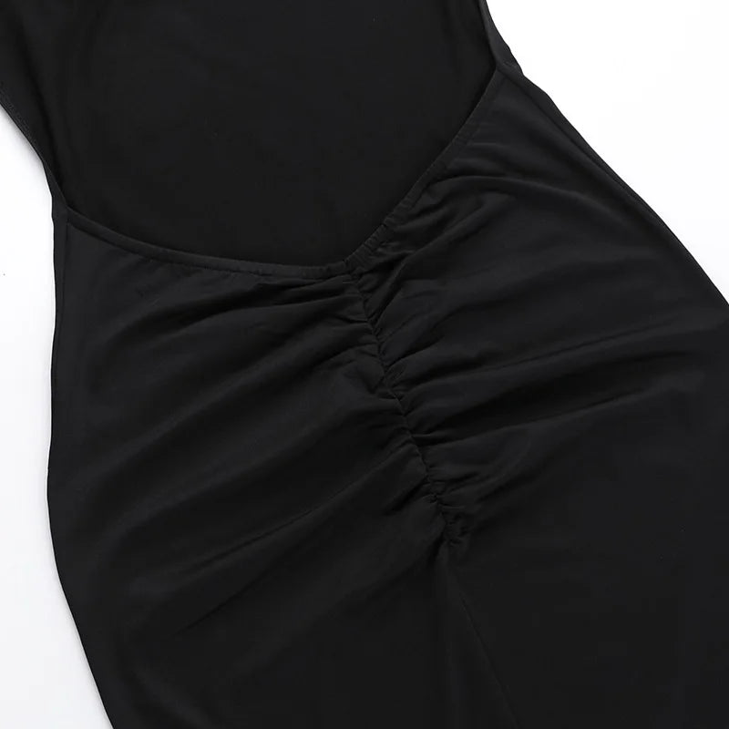 "Mozision Women's Strapless Backless Sexy Maxi Dress - Black Solid Off-Shoulder Sleeveless Bodycon Club Party Long Dress" - Faith Affinity