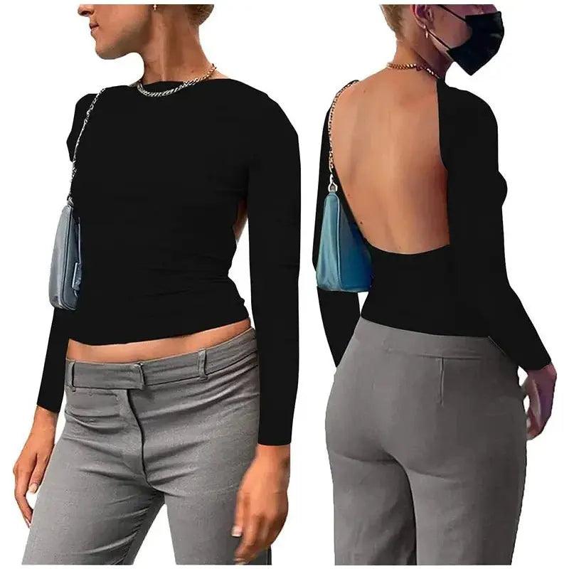 Backless Crop Top - Faith Affinity